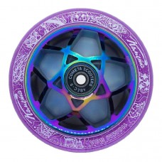 Колесо Комета Атом Фиолетовый с блестками/Нео Хром